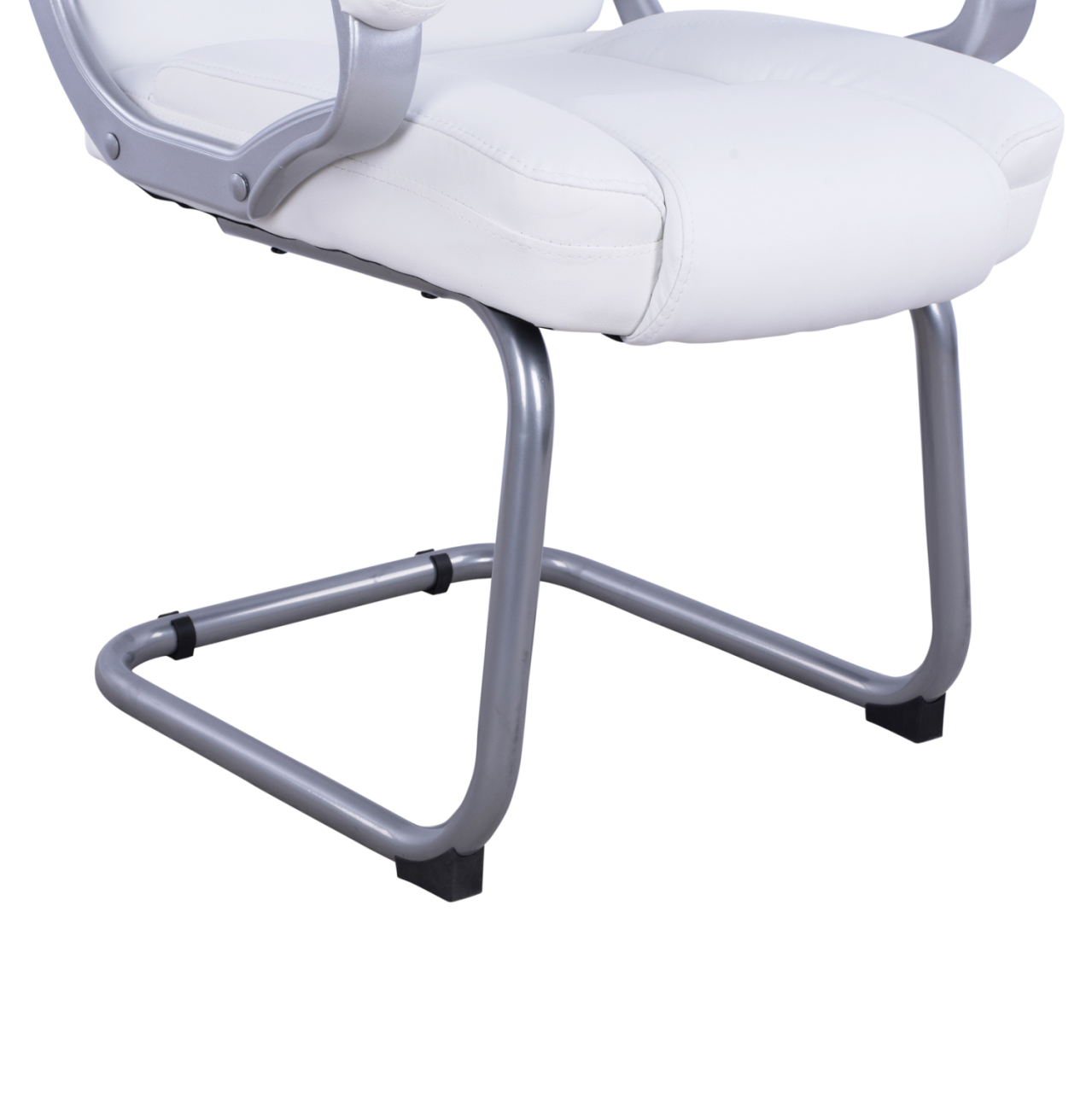 Visitor's chair with white PU Sora HM1144.02 63x67x112 cm [9]