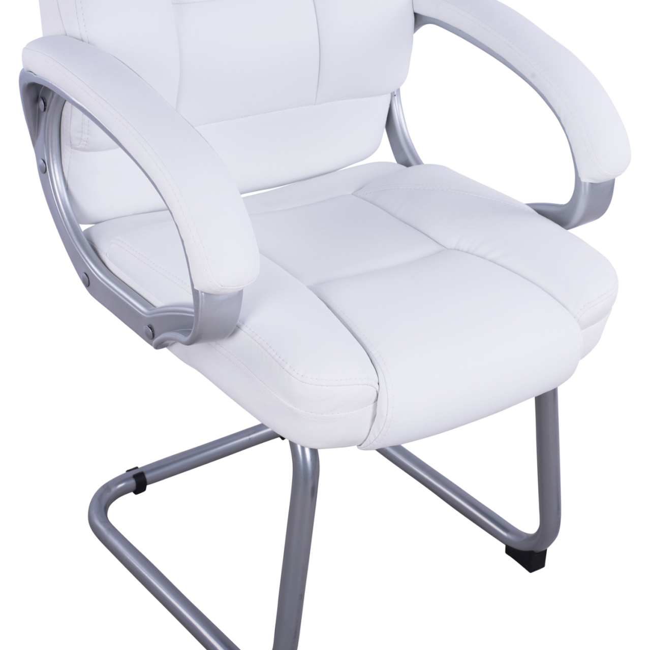 Visitor's chair with white PU Sora HM1144.02 63x67x112 cm [8]