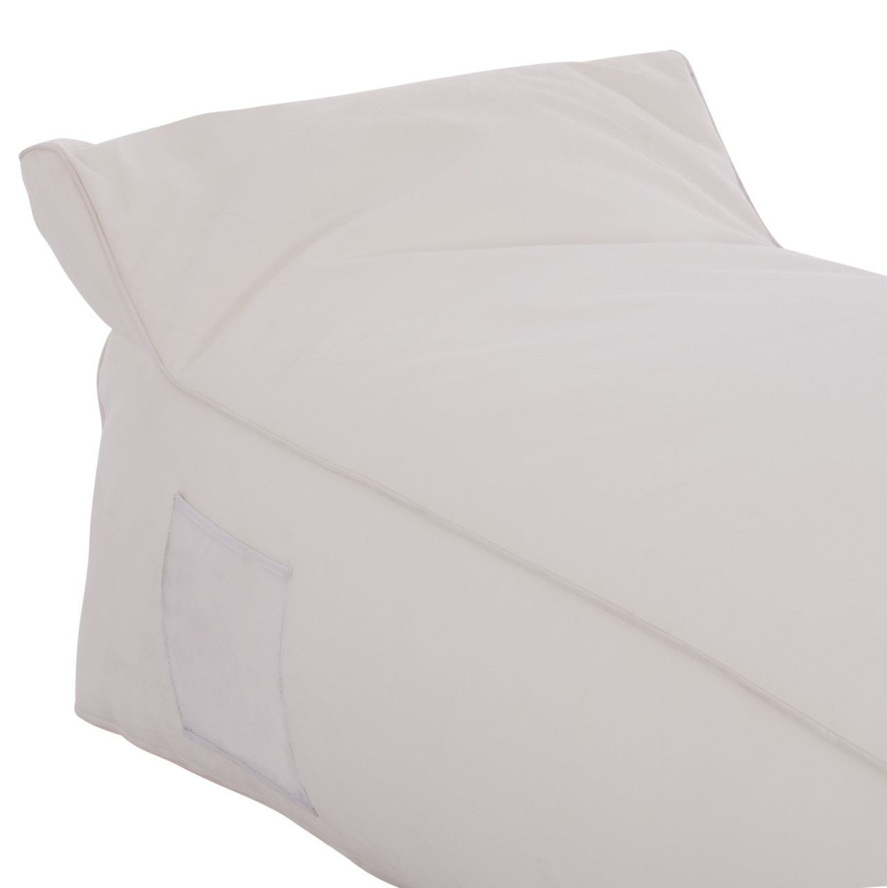 ΠΟΥΦ ΞΑΠΛΩΣΤΡΑ WADELIN HM5774.11 ΜΕ TEXTILINE ΛΕΥΚΟ 190x80x40-60Υ εκ. [5]