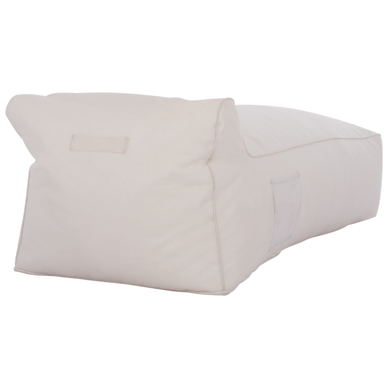 ΠΟΥΦ ΞΑΠΛΩΣΤΡΑ WADELIN HM5774.11 ΜΕ TEXTILINE ΛΕΥΚΟ 190x80x40-60Υ εκ. [4]