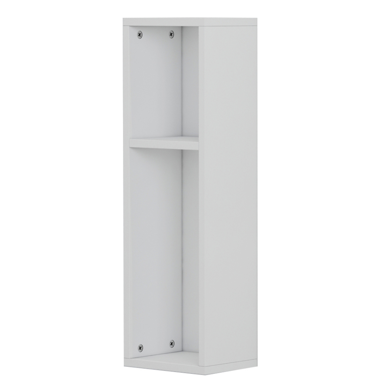 WALL BEDSIDE STAND BONEN HM8936.11 MELAMINE IN WHITE 20x15x65Hcm. [4]