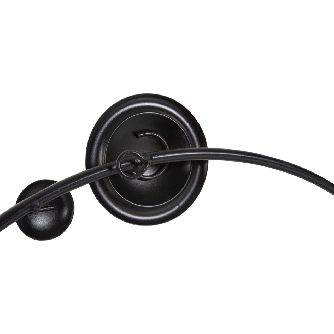 WALL CLOCK HM4204 METAL IN GOLD WITH BLACK POINTERS 50x63cm. [8]