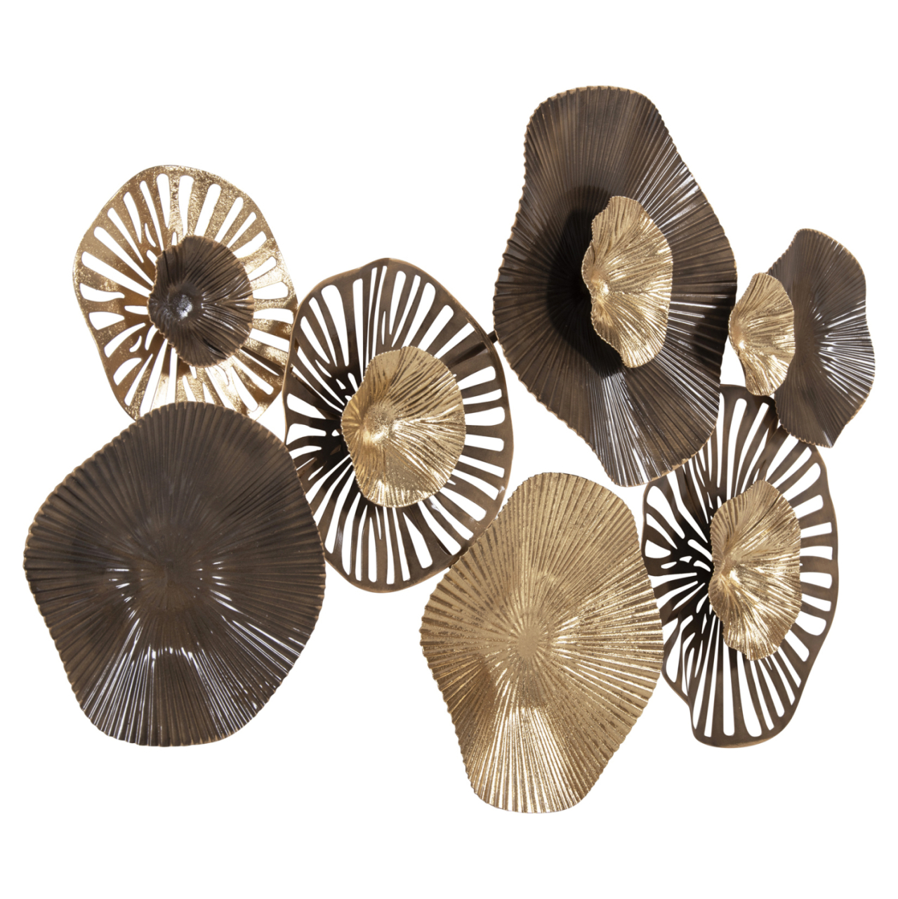 WALL DECOR HM4199 METAL IN EARTH TONES 83x48Hcm. [4]