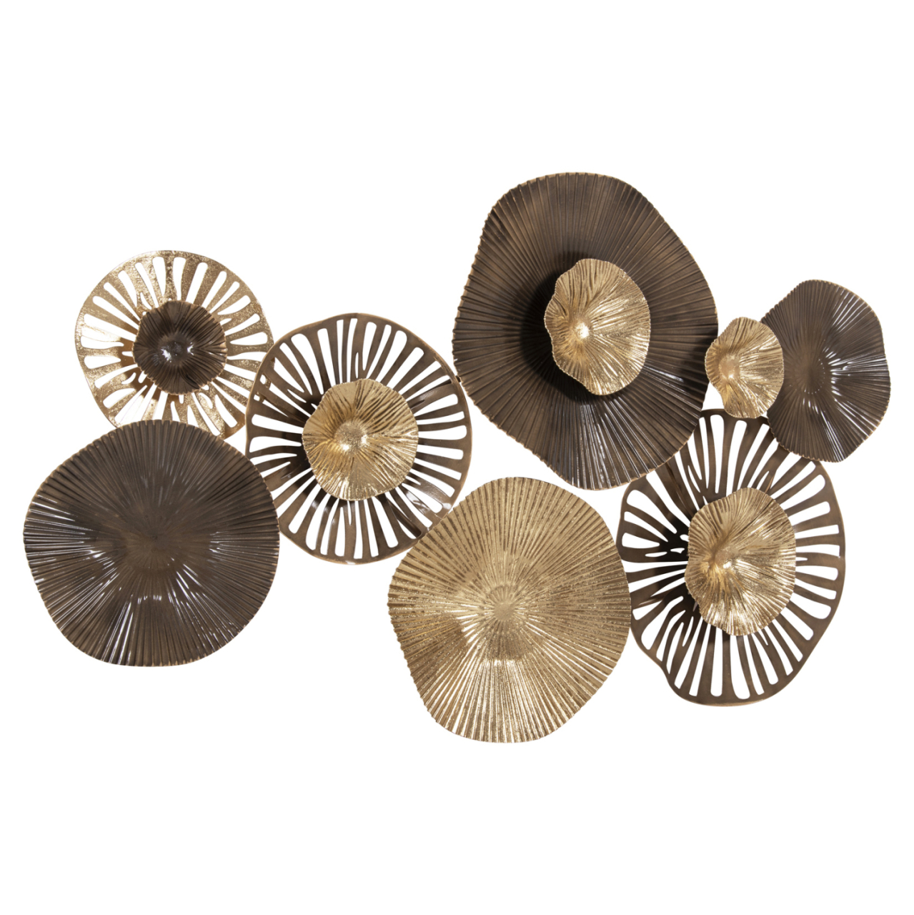 WALL DECOR HM4199 METAL IN EARTH TONES 83x48Hcm. [3]