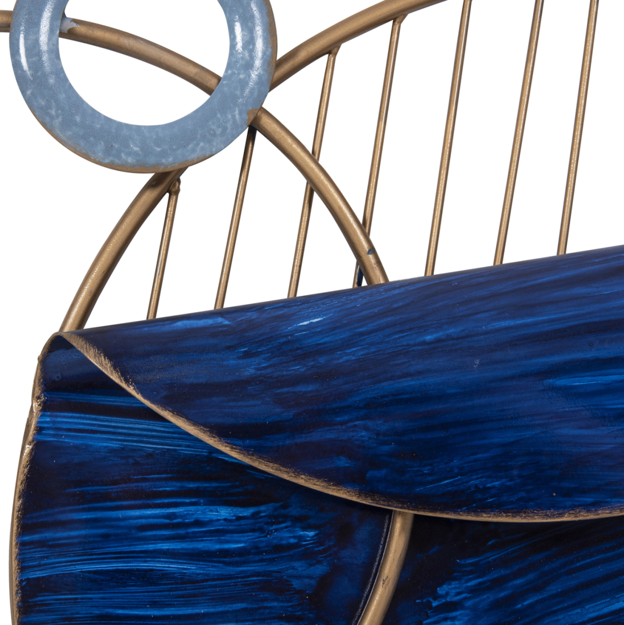 WALL DECOR HM4207 METAL IN BLUE COLORS 87x54 εκ. [5]