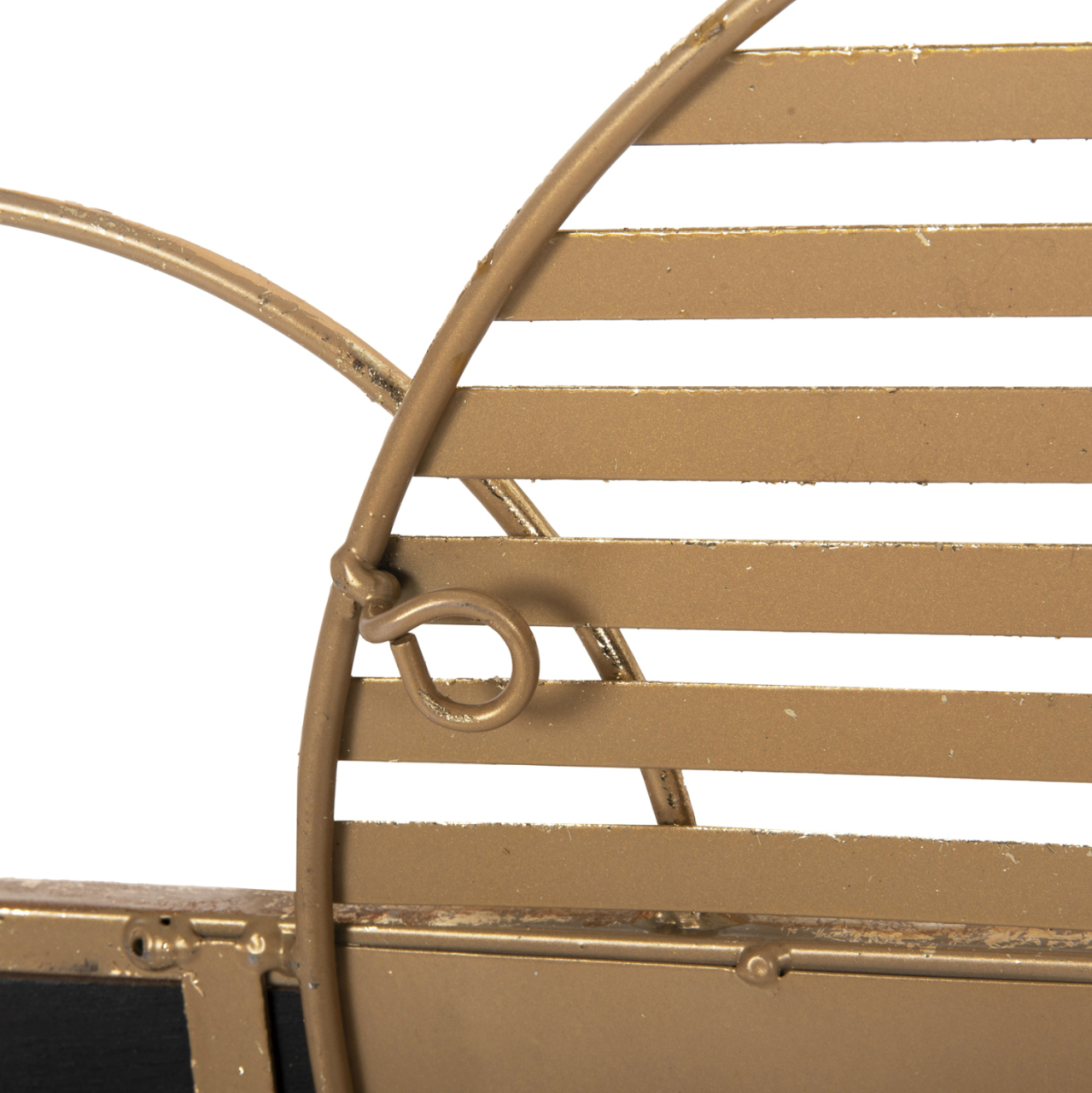 WALL DECOR HM4210 METAL IN BROWN-GOLD 125x39Hcm. [7]
