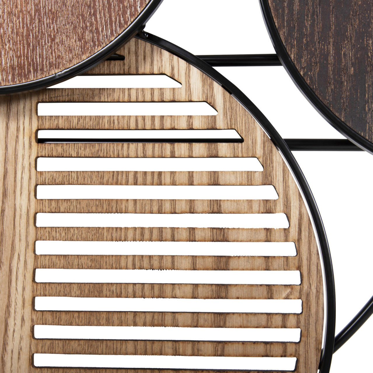 WALL DECOR HM4216 METAL IN EARTH SUBTLE COLORS 135x69 cm. [4]