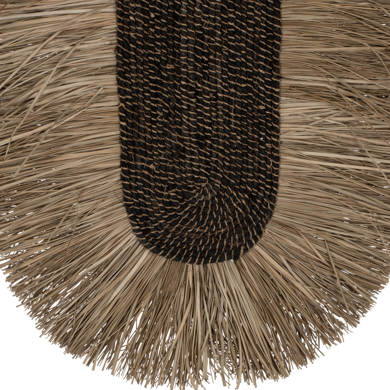 WALL DECOR OVAL MADE OF GRASS AND ABACA FIBERS IN NATURAL COLOR 60x5x90Hcm.HM7795 [5]