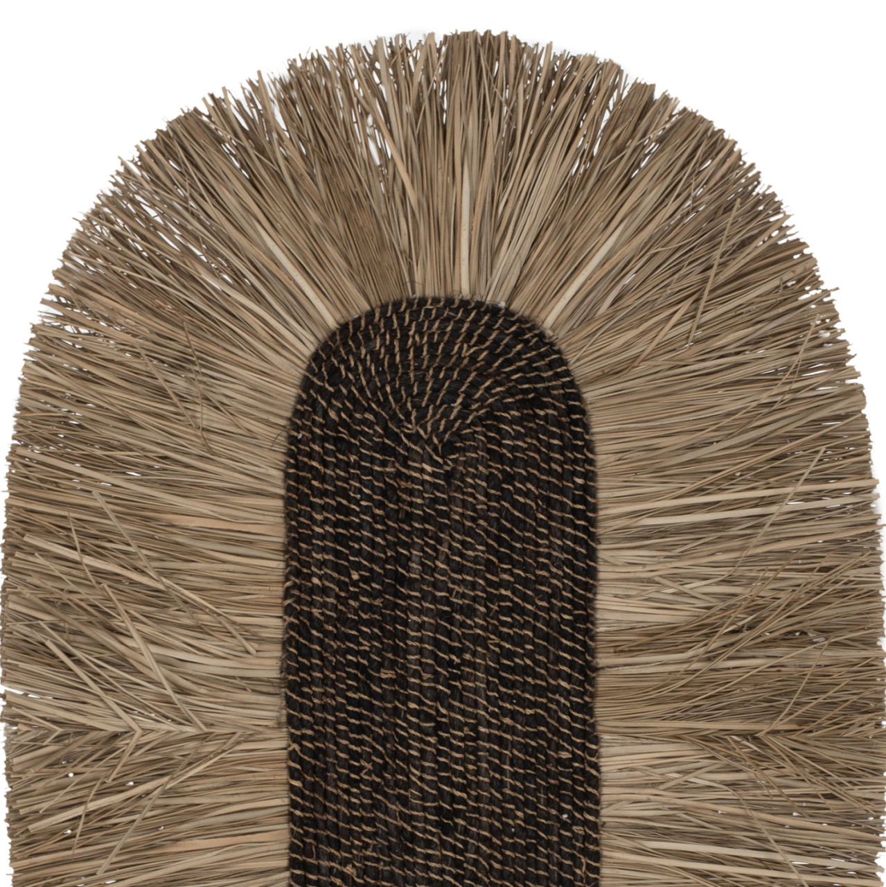 WALL DECOR OVAL MADE OF GRASS AND ABACA FIBERS IN NATURAL COLOR 60x5x90Hcm.HM7795 [4]