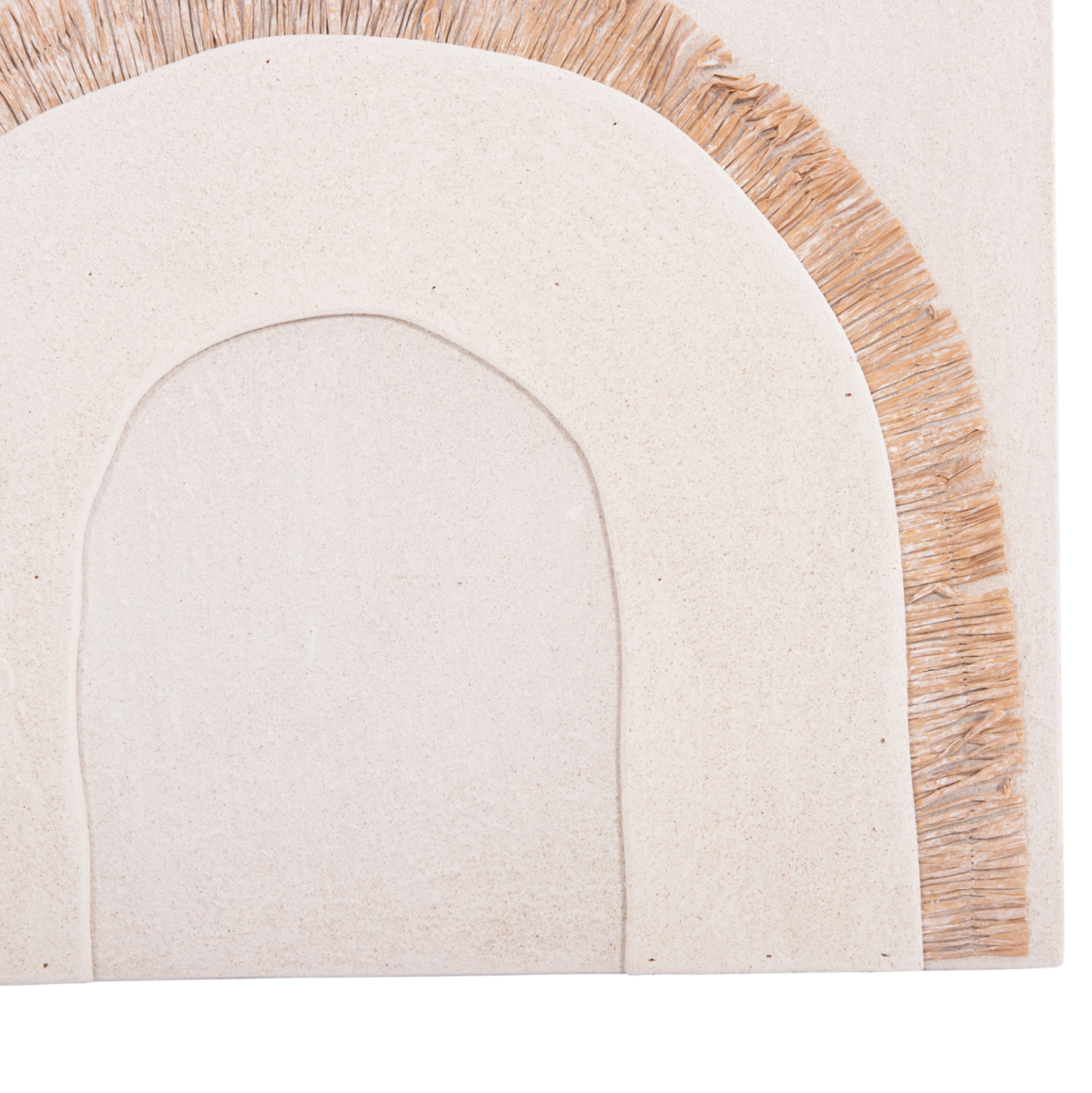 WALL DECOR PANEL RECTANGLE SERIES SANTORINI ΗΜ4535 MDF IN OFF WHITE COLOR-DECOR IN BEIGE 48x4.5(thickness)x60Hcm. [6]