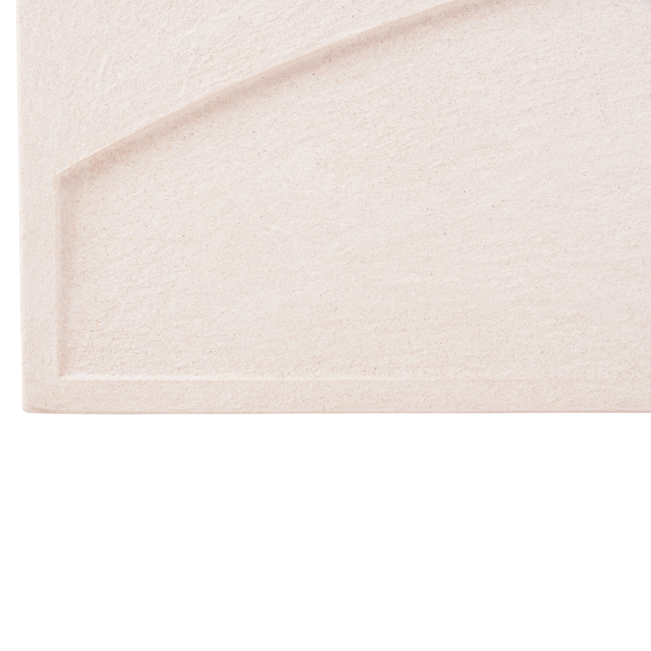 WALL DECOR PANEL RECTANGLE SERIES SANTORINI HM4509 MDF IN OFF-WHITE COLOR 60x4(thickness)x80Hcm. [6]