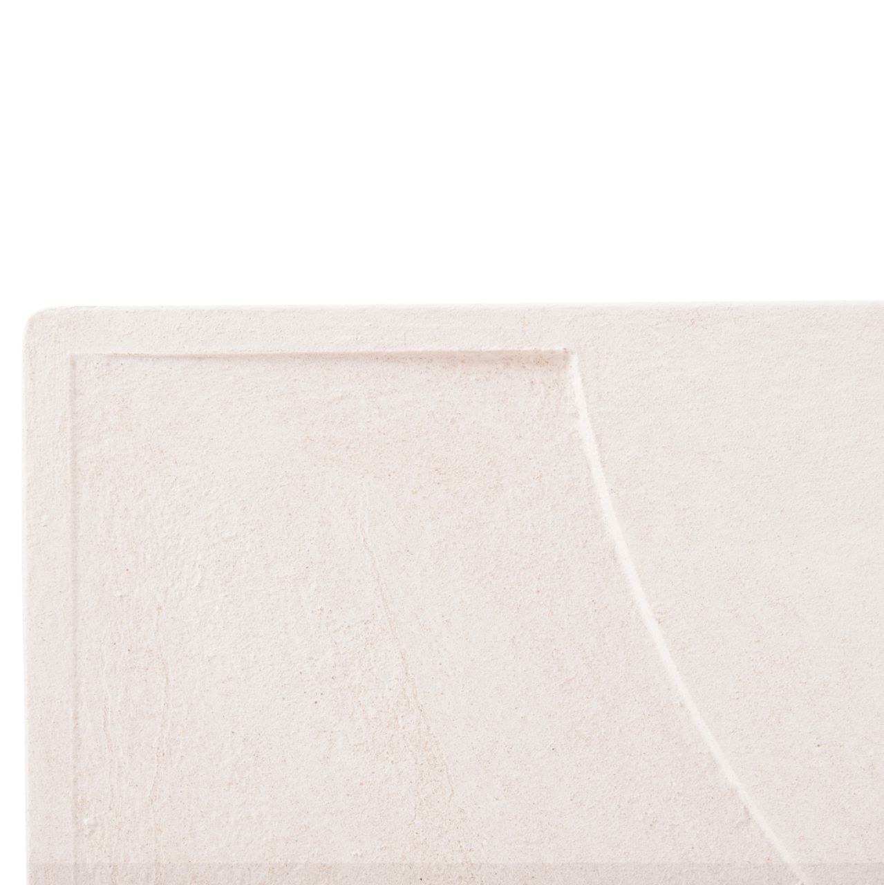 WALL DECOR PANEL RECTANGLE SERIES SANTORINI HM4509 MDF IN OFF-WHITE COLOR 60x4(thickness)x80Hcm. [4]