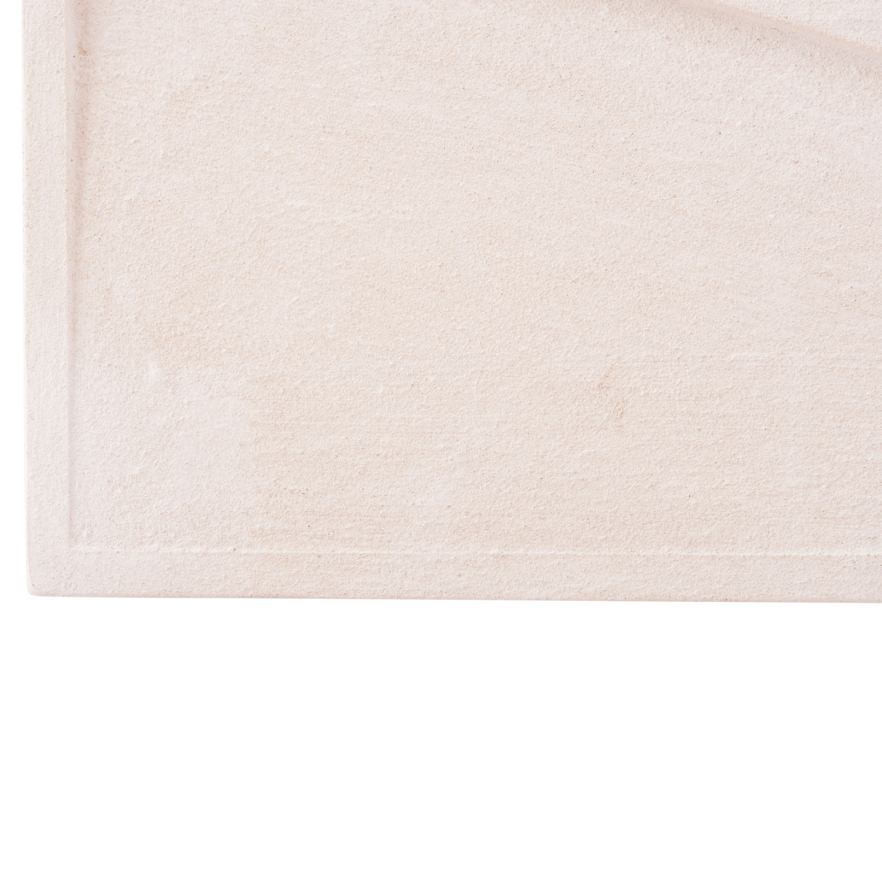 WALL DECOR PANEL RECTANGLE SERIES SANTORINI HM4510 MDF IN OFF-WHITE COLOR 60x4(thickness)x80Hcm. [4]