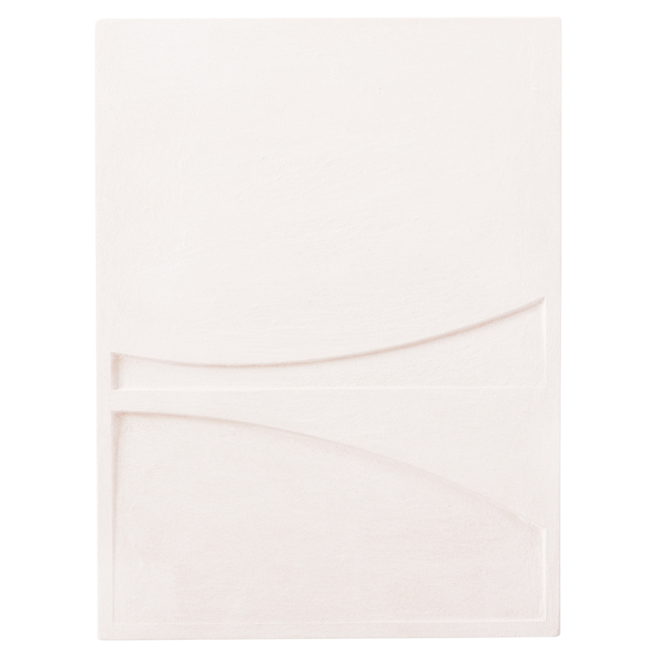 WALL DECOR PANEL RECTANGLE SERIES SANTORINI HM4510 MDF IN OFF-WHITE COLOR 60x4(thickness)x80Hcm. [1]