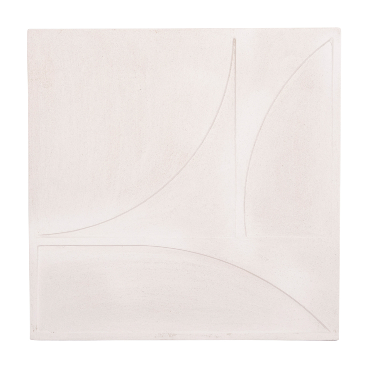WALL DECOR PANEL SQUARE SERIES SANTORINI HM4507 MDF IN OFF-WHITE COLOR 80x4(thickness)x80Hcm. [1]