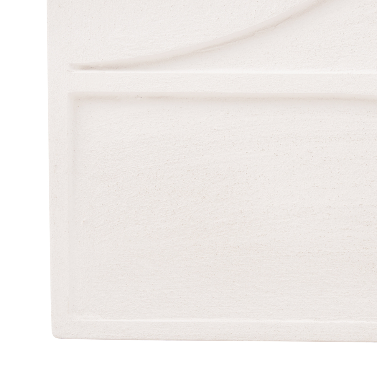 WALL DECOR PANEL SQUARE SERIES SANTORINI HM4508 MDF IN OFF-WHITE COLOR 80x4(thickness)x80Hcm. [4]
