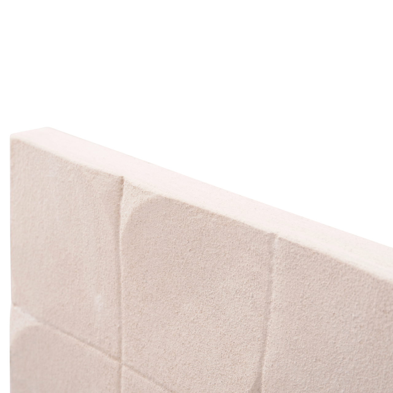 WALL DECOR PANEL SQUARE SERIES SANTORINI HM4516 MDF OFF-WHITE COLOR 80x4.5(thickness)x80Hcm. [5]