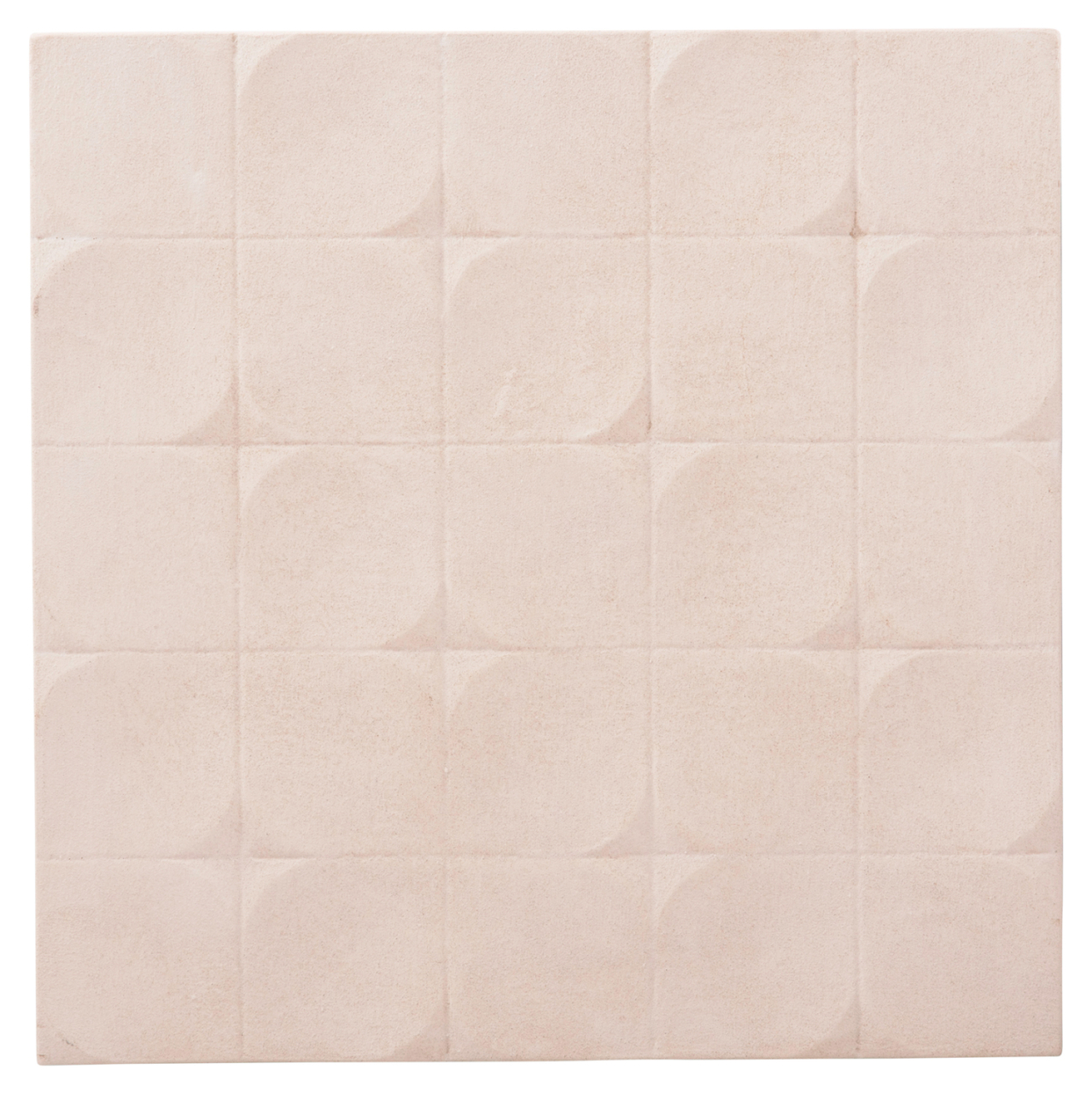 WALL DECOR PANEL SQUARE SERIES SANTORINI HM4516 MDF OFF-WHITE COLOR 80x4.5(thickness)x80Hcm. [1]