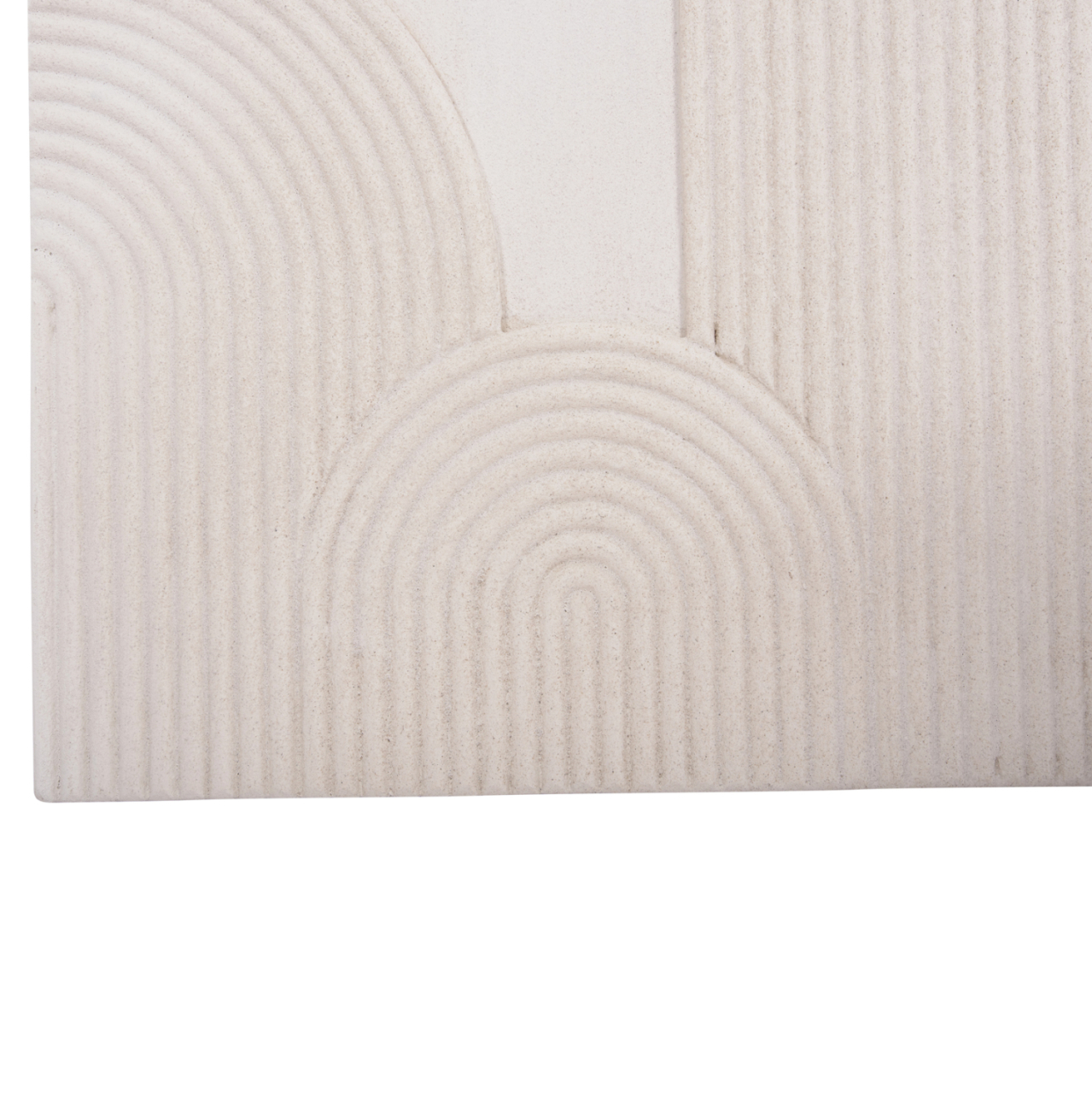 WALL DECOR PANEL SQUARE SERIES SANTORINI HM4517 MDF IN OFF-WHITE COLOR 80x4.5(thickness)x80Hcm. [7]