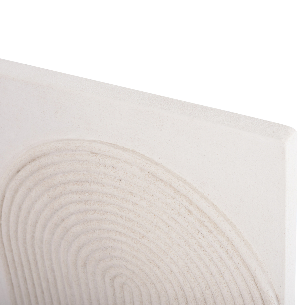WALL DECOR PANEL SQUARE SERIES SANTORINI HM4517 MDF IN OFF-WHITE COLOR 80x4.5(thickness)x80Hcm. [8]