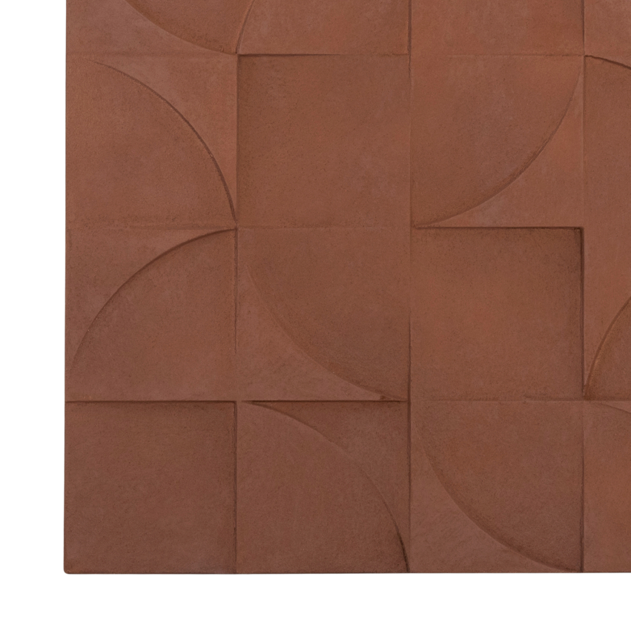 WALL DECOR PANEL SQUARE SERIES SANTORINI HM4524 MDF IN BROWN COLOR 80x5(thickness)x80Hcm. [5]