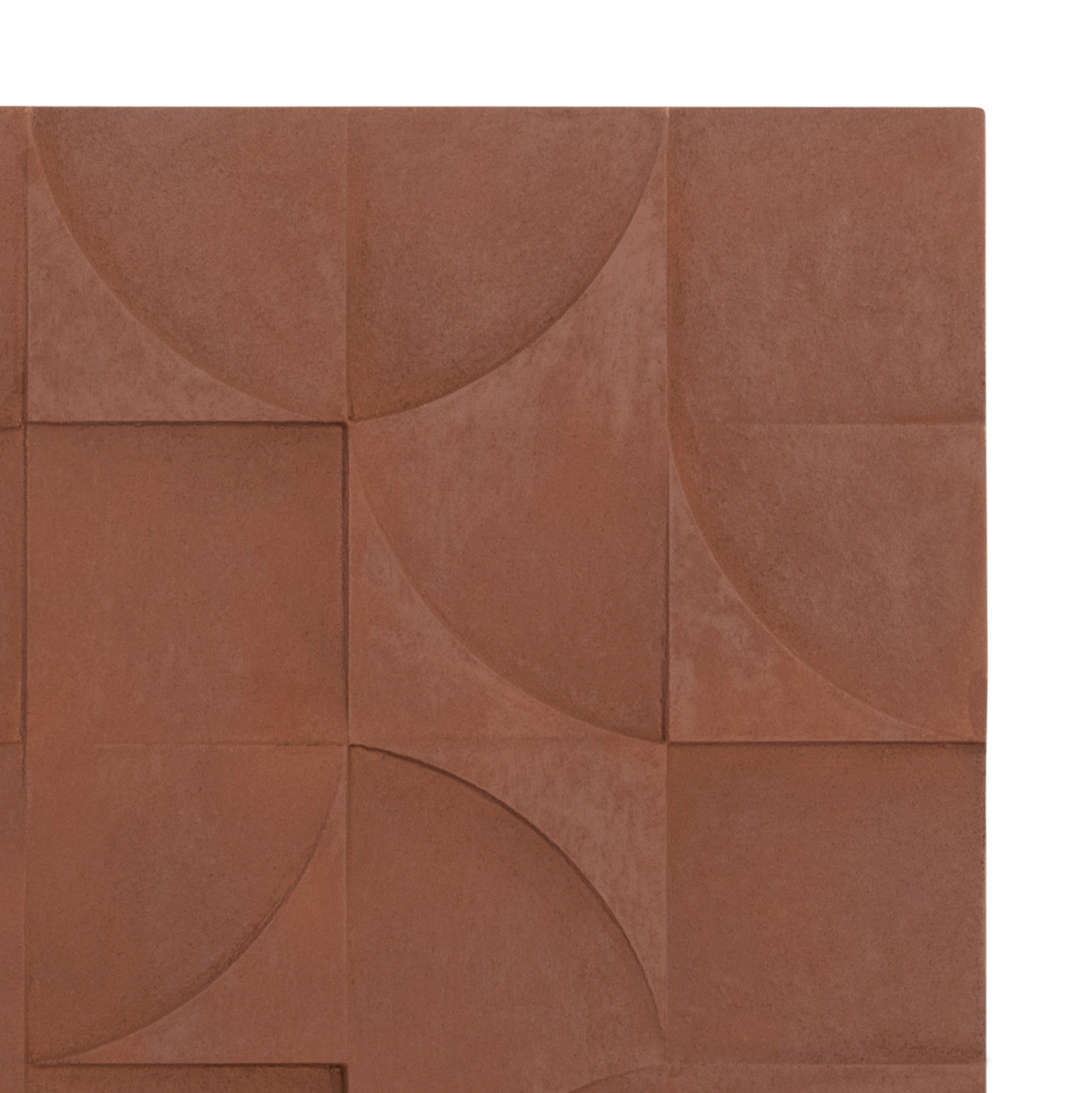 WALL DECOR PANEL SQUARE SERIES SANTORINI HM4524 MDF IN BROWN COLOR 80x5(thickness)x80Hcm. [4]