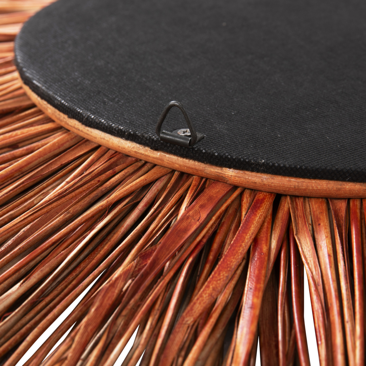 WALL DECOR ROUND MADE OF GRASS AND BANANA BARK FIBERS 55x3x55Hcm.HM7792 [7]
