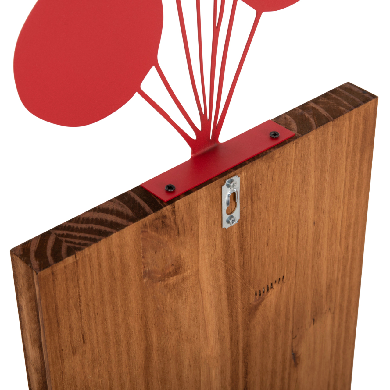 WALL DECORATION BALLOONS IN CORAL COLOR HM4649 METAL-WOOD 30x3x99Hcm. [6]