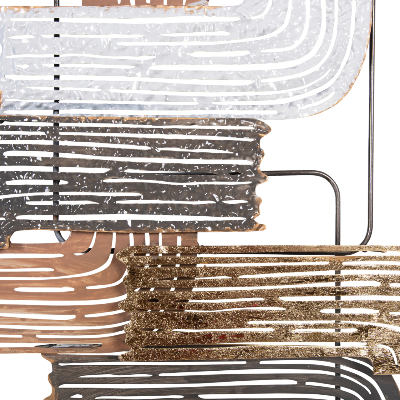 WALL DECORATION HM4206 METAL IN VARIOUS COLORS 58x4x109cm. [4]