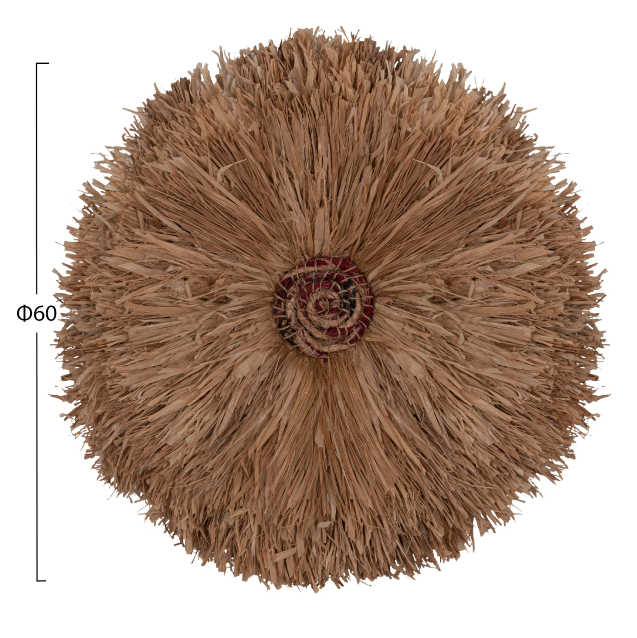 WALL DECORATION ROUND ABOR HM4717 SISAL FIBERS IN NATURAL Φ60cm. [2]