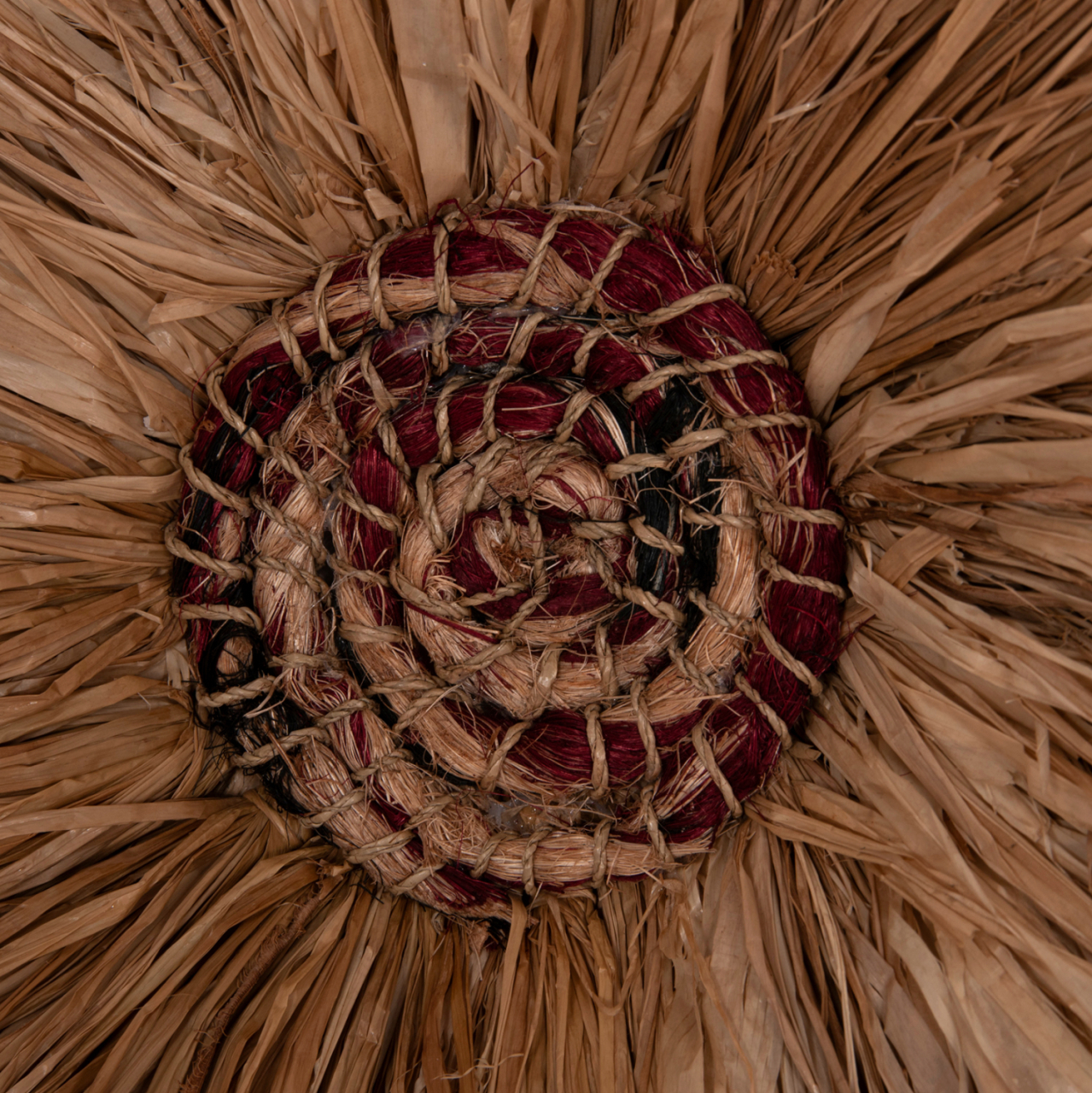 WALL DECORATION ROUND ABOR HM4717 SISAL FIBERS IN NATURAL Φ60cm. [5]