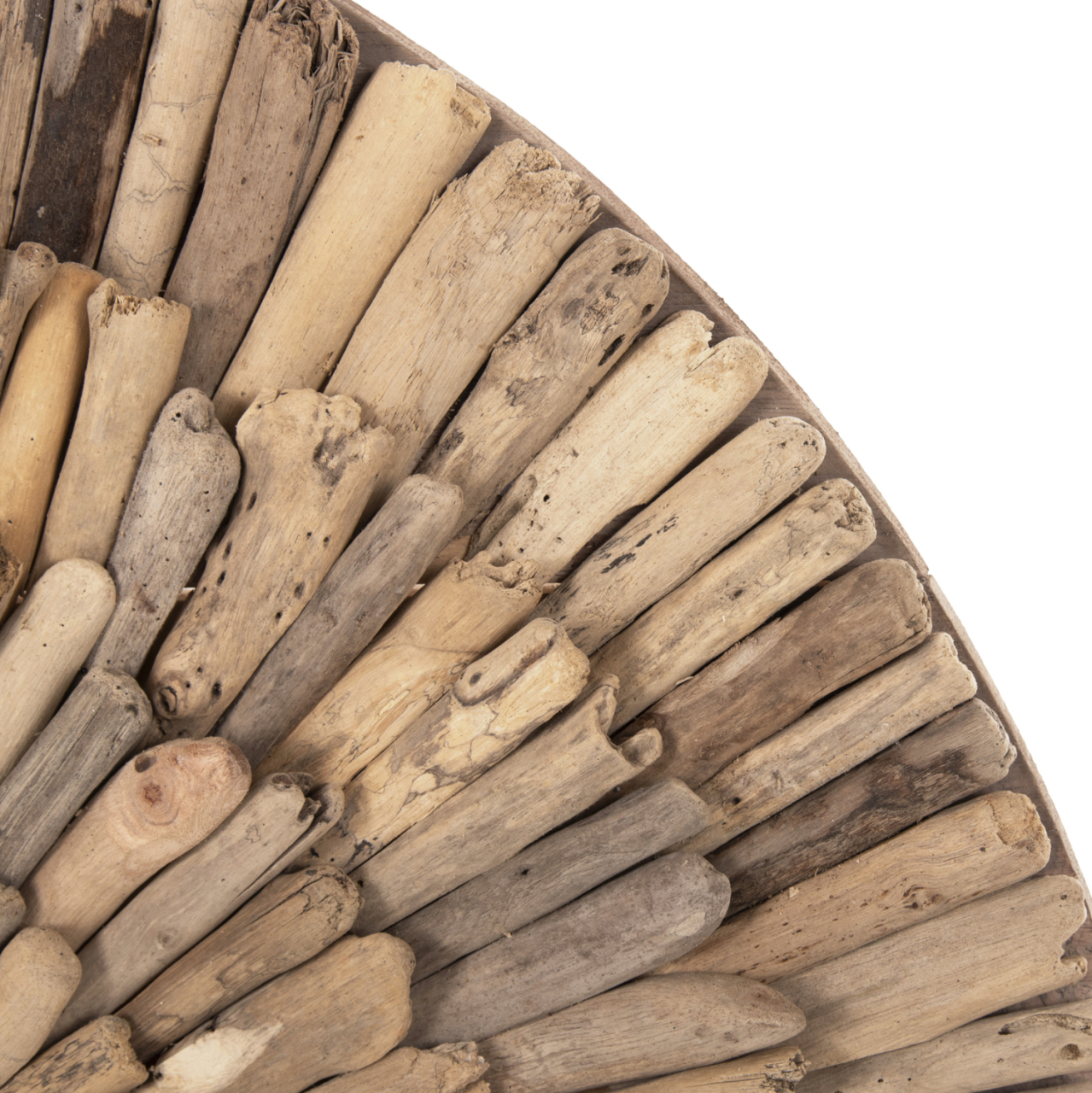 WALL DECORATION ROUND CHIIKI HM4299 DRIFTWOOD IN NATURAL Φ80 cm. [5]
