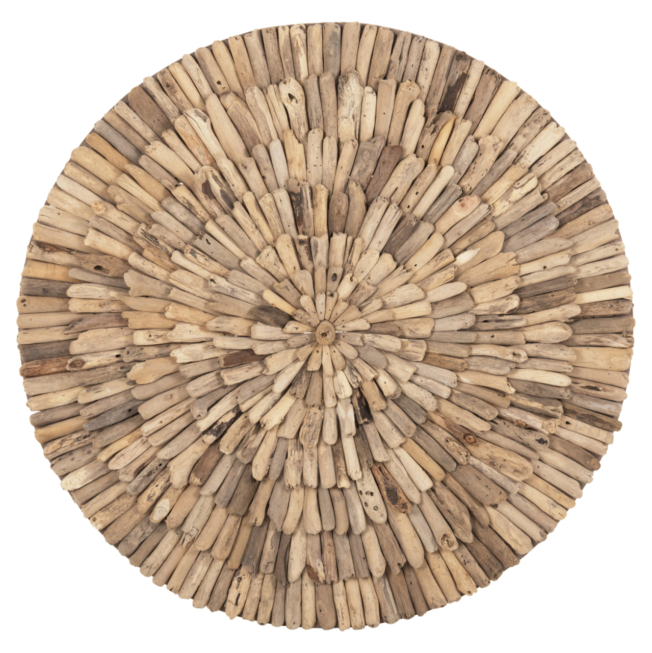 WALL DECORATION ROUND CHIIKI HM4299 DRIFTWOOD IN NATURAL Φ80 cm. [3]