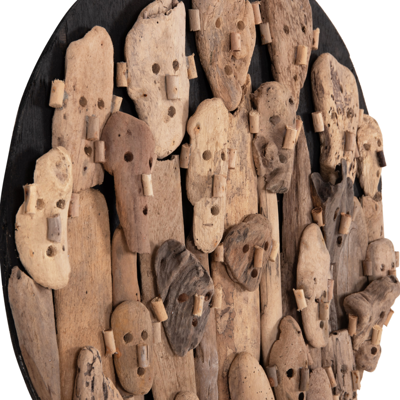 WALL DECORATION ROUND LICAS HM4441 DRIFTWOOD IN NATURAL Φ62cm. [5]