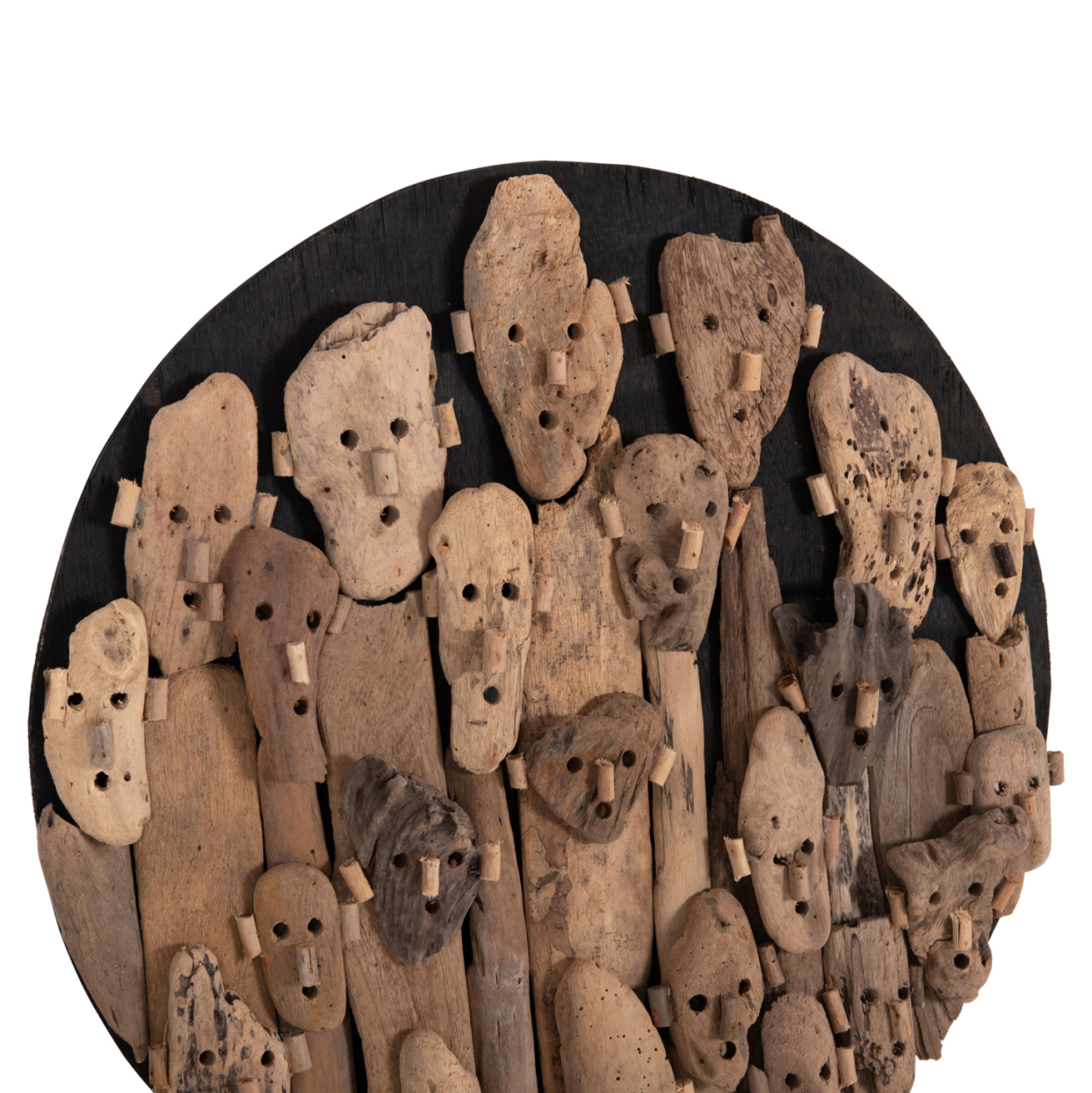 WALL DECORATION ROUND LICAS HM4441 DRIFTWOOD IN NATURAL Φ62cm. [4]
