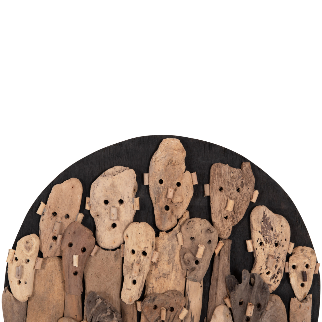WALL DECORATION ROUND LICAS HM4441 DRIFTWOOD IN NATURAL Φ62cm. [8]