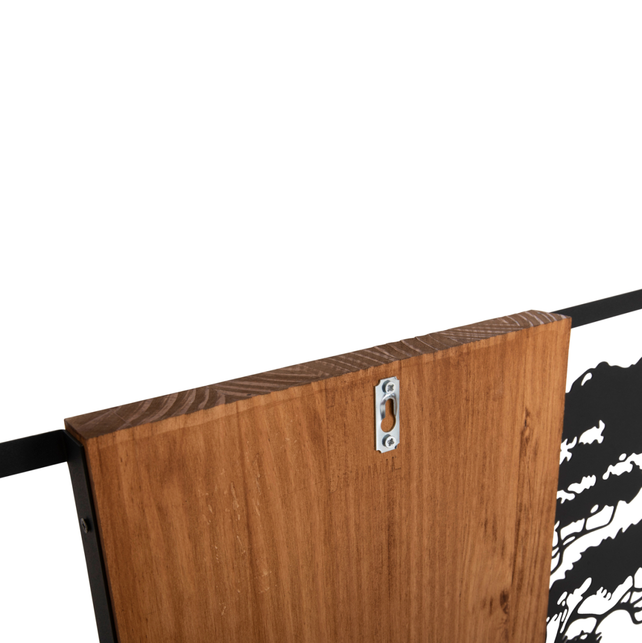 WALL DECORATION TREE IN BLACK FRAME ΗΜ4650-METAL-WOOD 90x3(thickness)x58Hcm. [6]