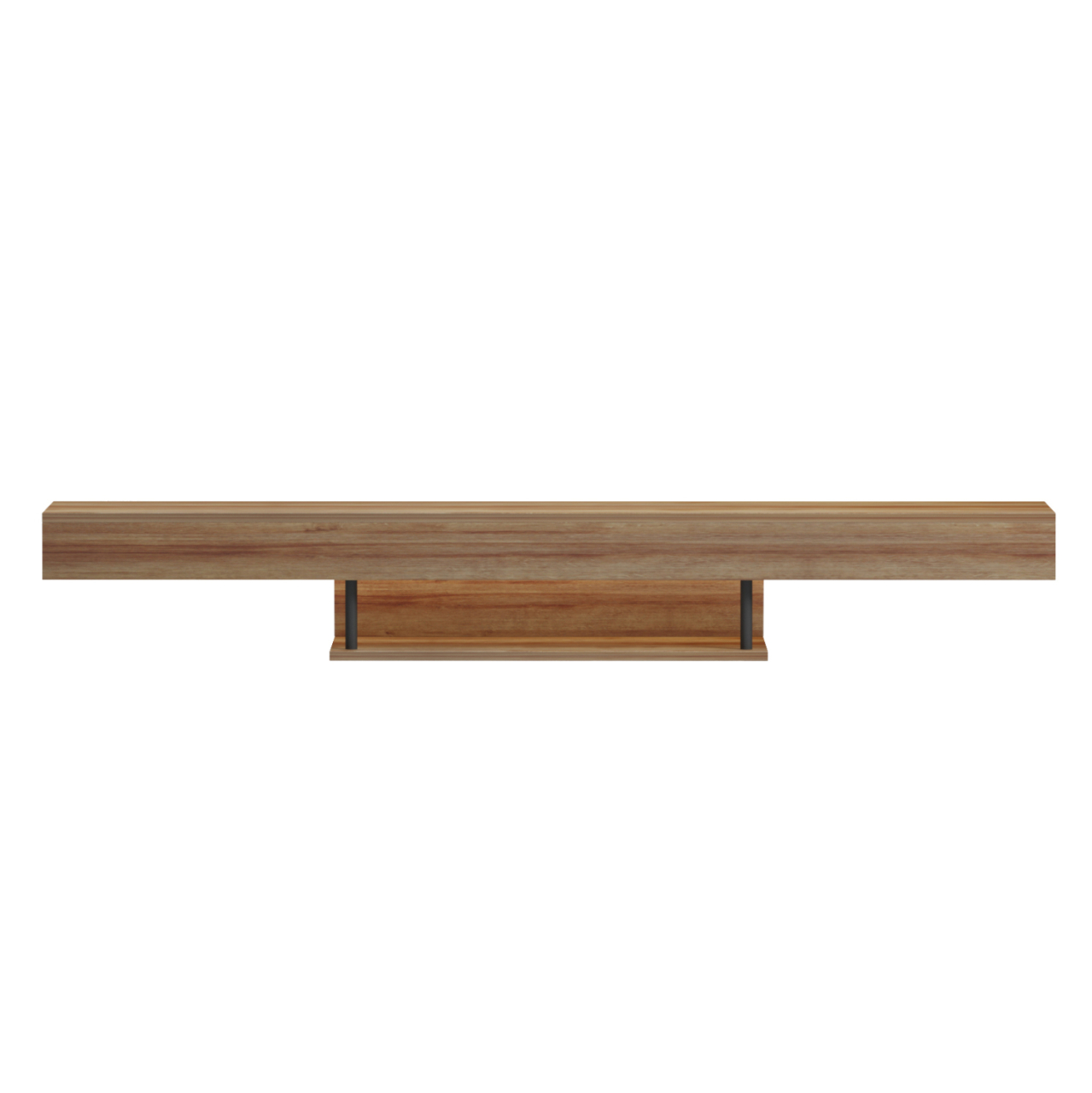 WALL HANGING TV STAND WITH LED SAVOR HM18381.01 MELAMINE IN OAK 150x29.5x22Hcm [3]