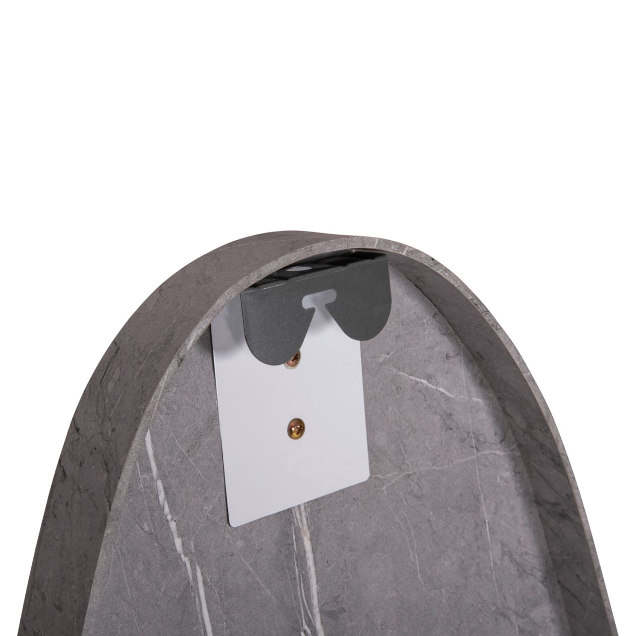 WALL MIRROR CRITHER HM4486.02 MDF FRAME IN GREY MARBLE COLORING 49x140Hcm. [6]