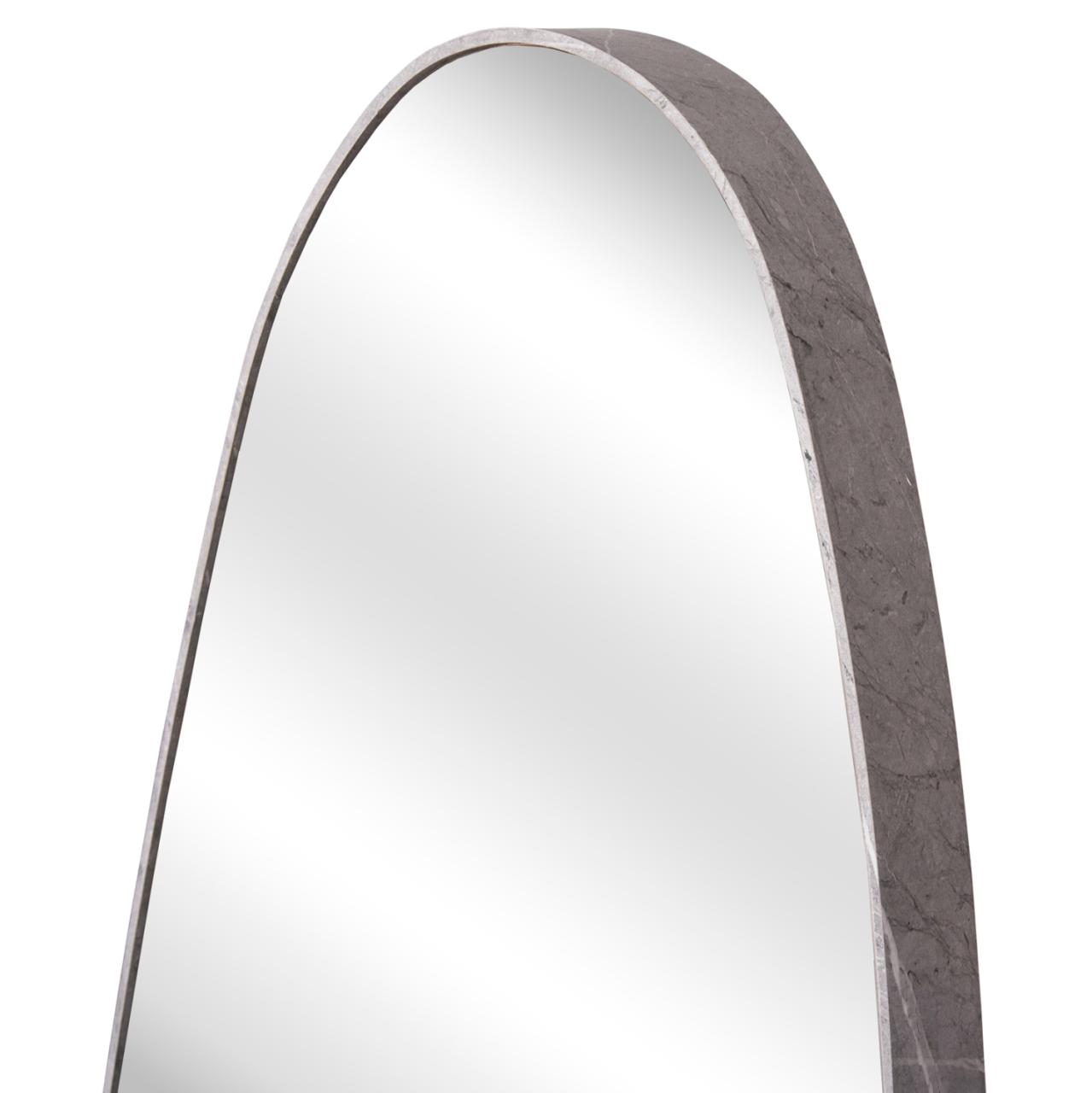 WALL MIRROR CRITHER HM4486.02 MDF FRAME IN GREY MARBLE COLORING 49x140Hcm. [4]
