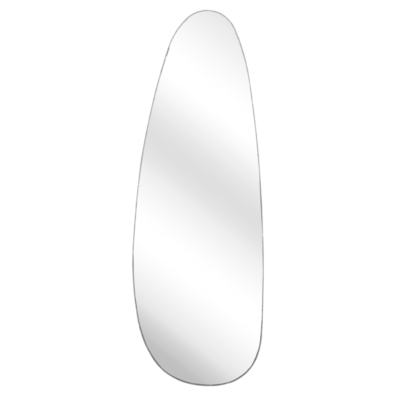 WALL MIRROR CRITHER HM4486.02 MDF FRAME IN GREY MARBLE COLORING 49x140Hcm. [3]