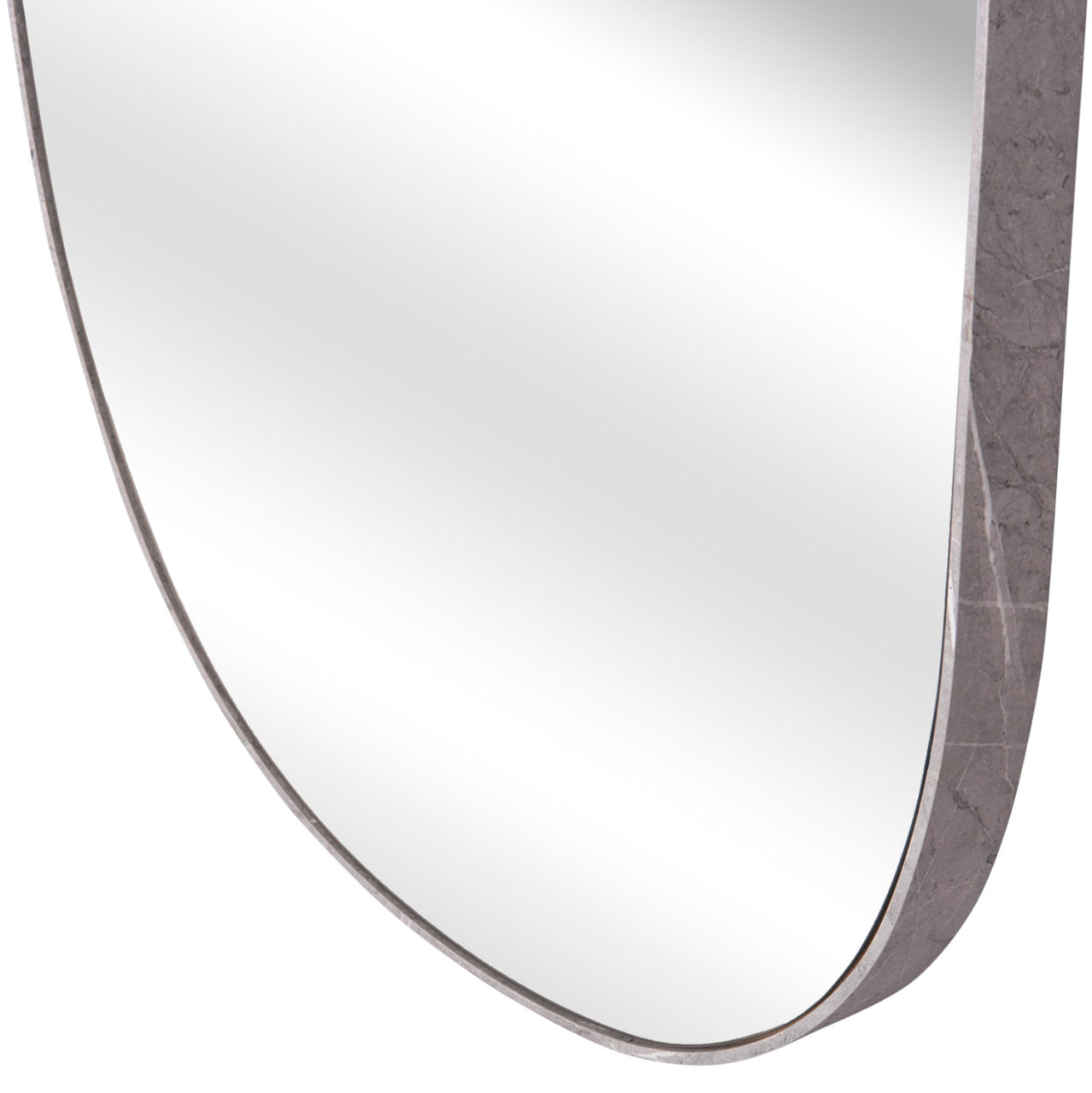 WALL MIRROR CRITHER HM4486.02 MDF FRAME IN GREY MARBLE COLORING 49x140Hcm. [5]