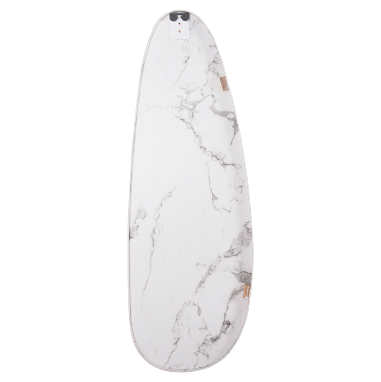 WALL MIRROR CRITHER HM4486.05 MDF FRAME IN WHITE MARBLE COLORING 49x140Hcm. [4]
