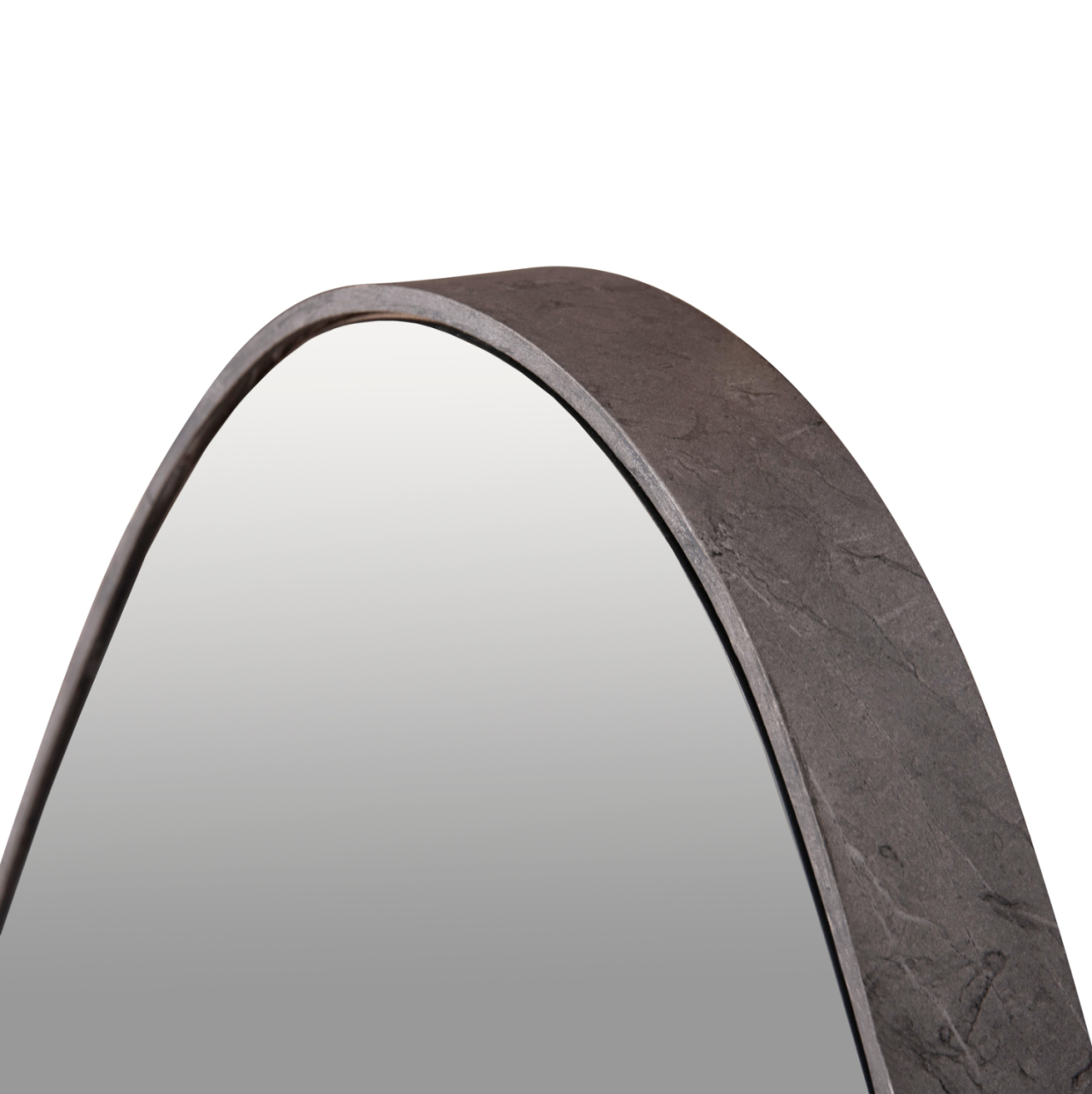 WALL MIRROR DROP HM4488.02 MDF FRAME IN GREY MARBLE COLORING 50x80Hcm. [5]