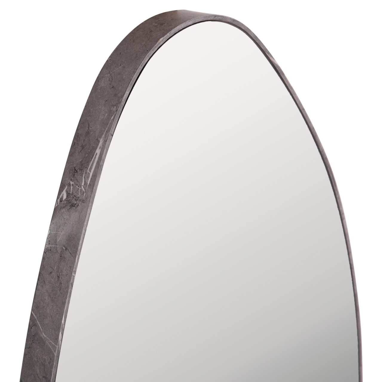 WALL MIRROR DROP HM4488.02 MDF FRAME IN GREY MARBLE COLORING 50x80Hcm. [4]