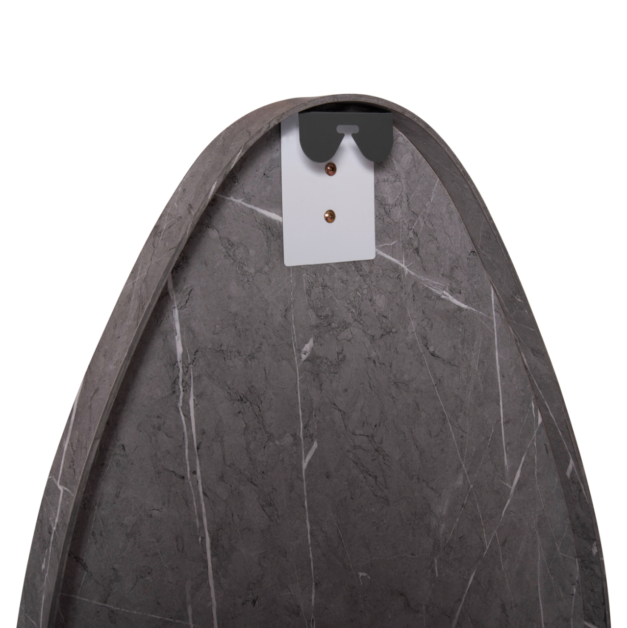 WALL MIRROR DROP HM4488.02 MDF FRAME IN GREY MARBLE COLORING 50x80Hcm. [6]
