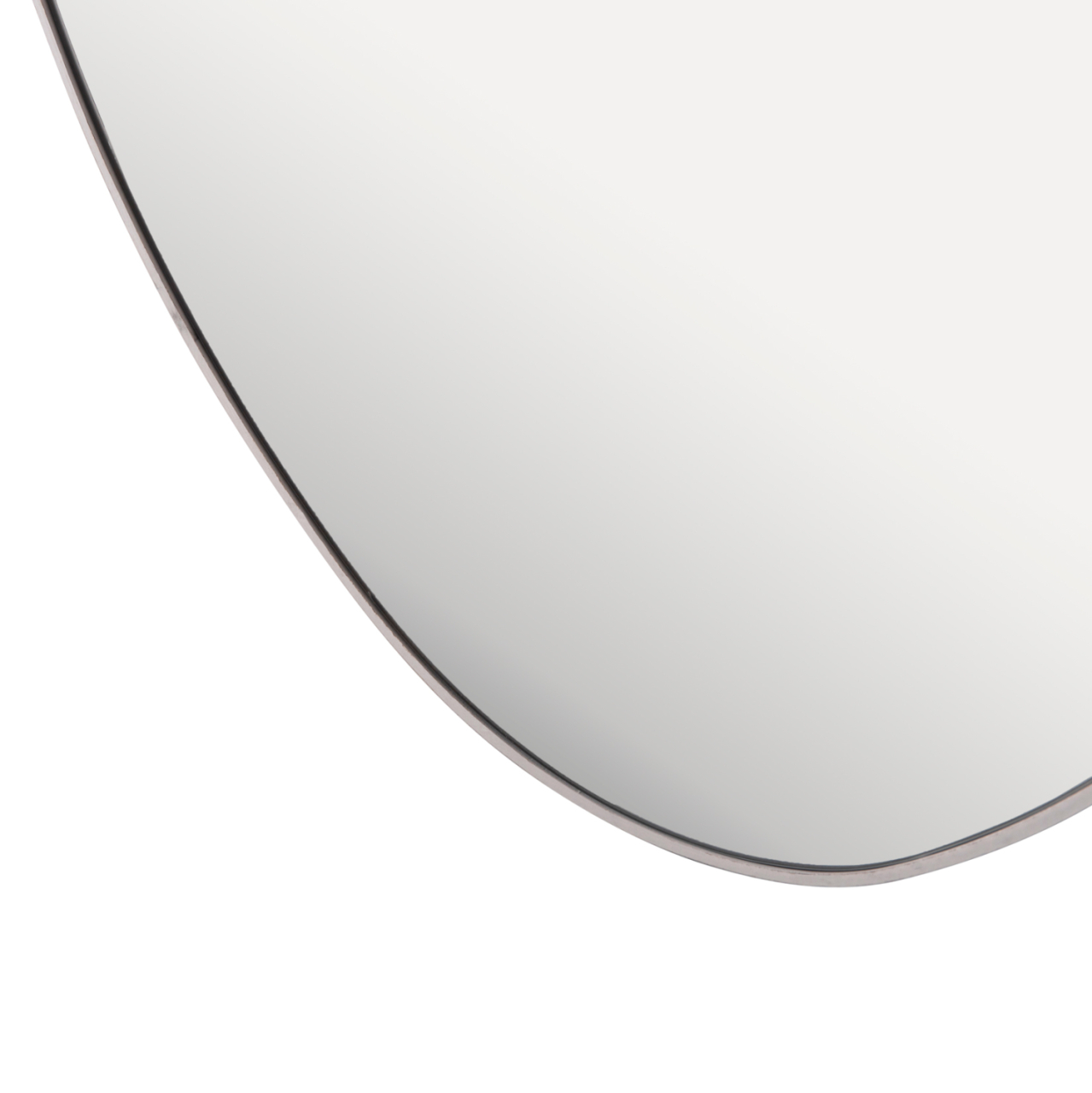 WALL MIRROR DROP HM4488.05 MDF FRAME IN WHITE MARBLE COLORING 50x80Hcm. [5]