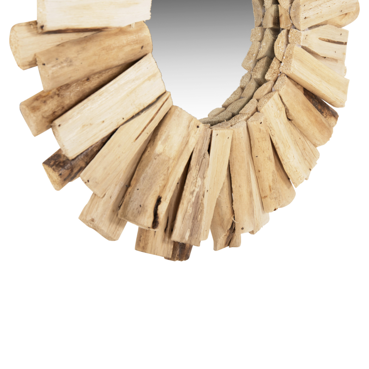 WALL MIRROR HM7719 DRIFTWOOD NATURAL 50X5X50H [4]