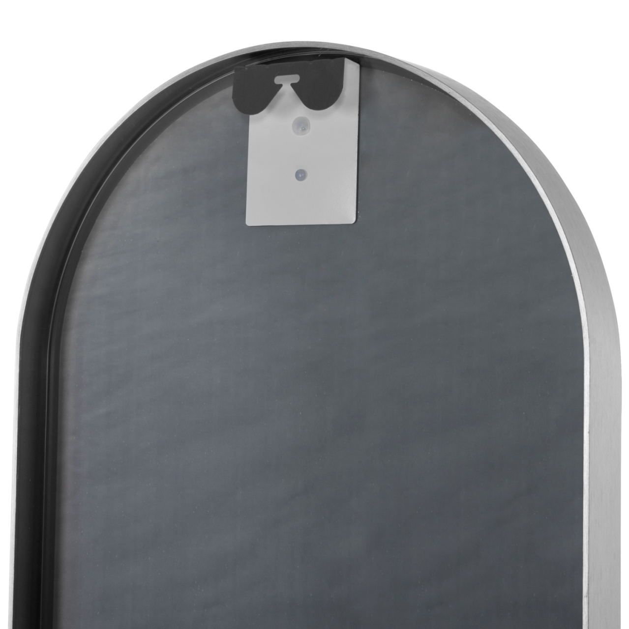 WALL MIRROR HM9581.40 TALL OVAL SILVER ALUMINUM FRAME 38,5x4x149Hcm. [5]