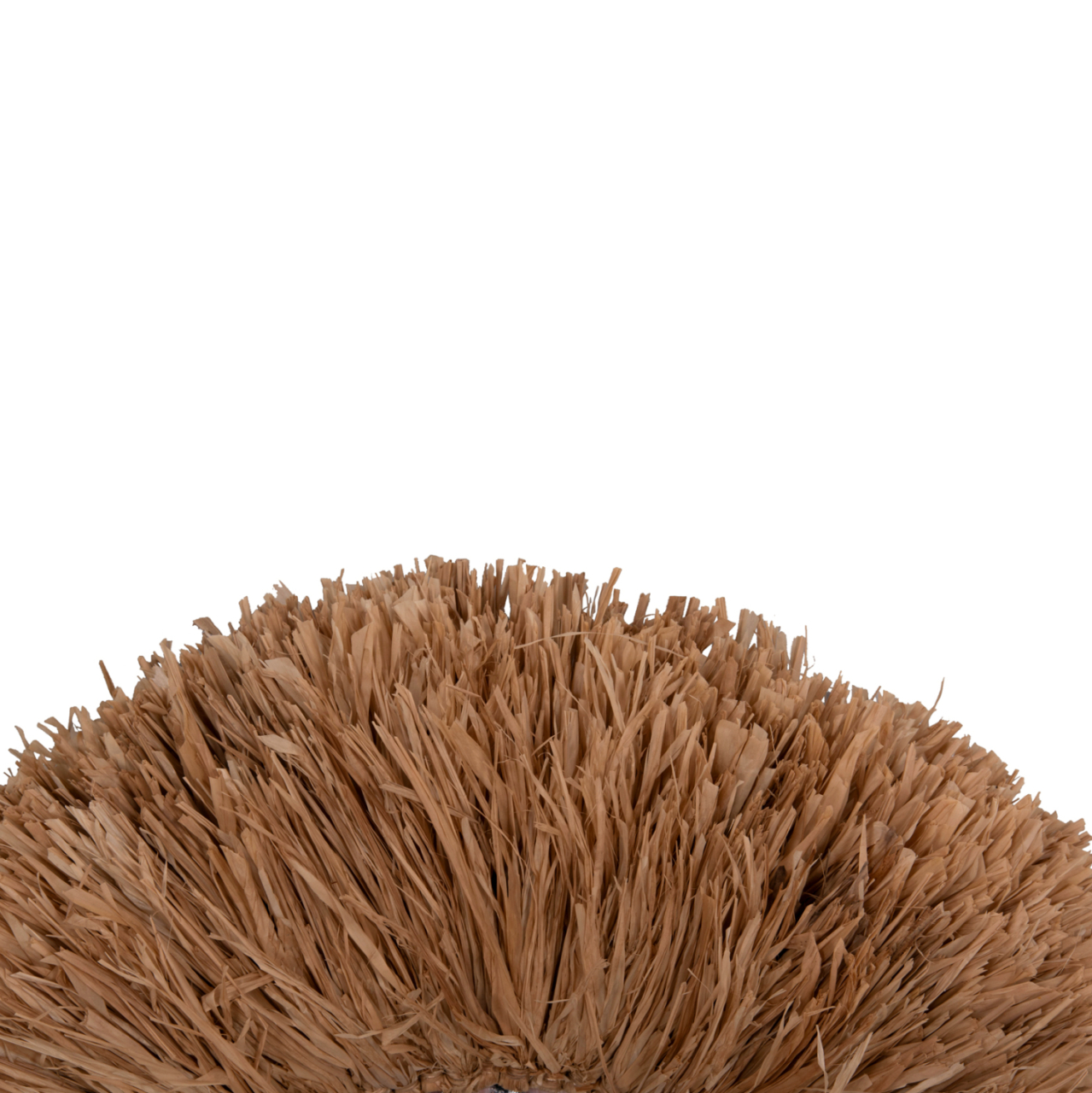 WALL MIRROR IN OVAL SHAPE HM4711 SISAL FIBERS FRAME IN NATURAL COLOR 95x60x15(thickness) cm. [7]